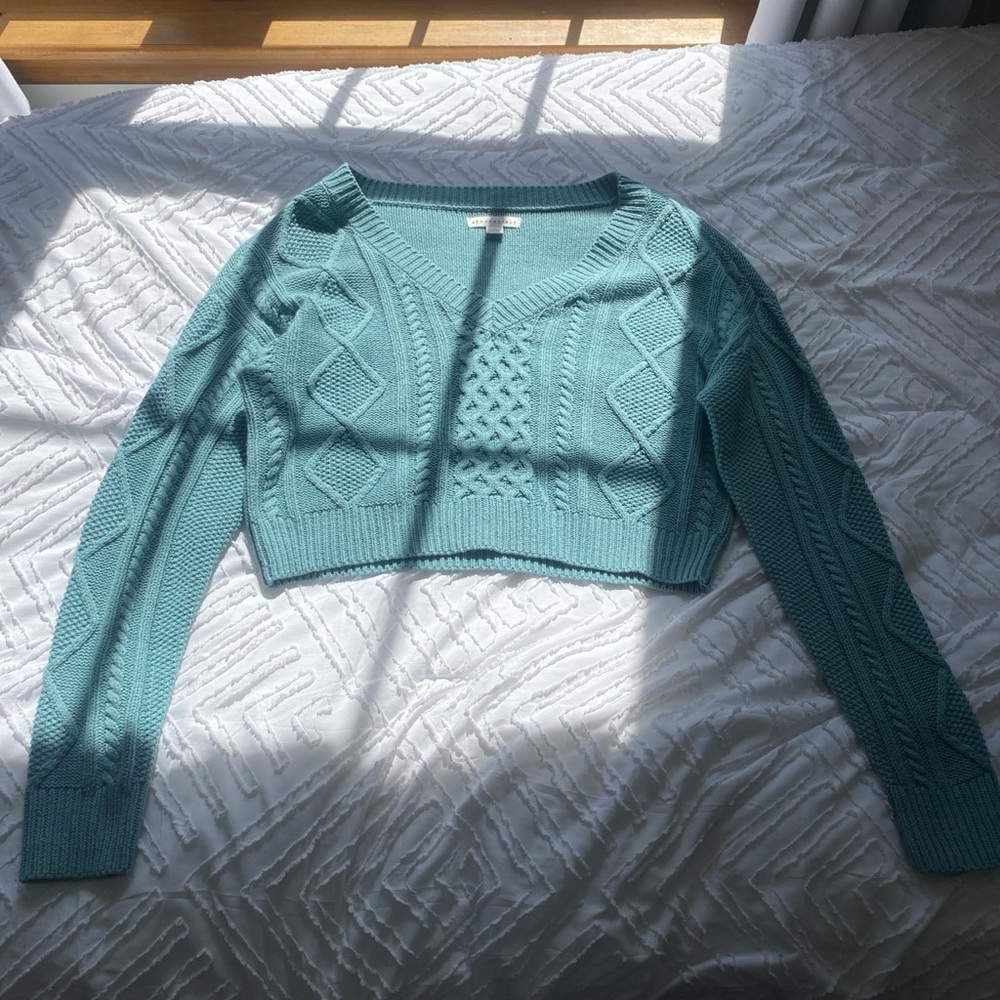 Aeropostale Blue V-Neck Sweater